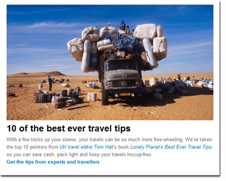 lonely planet newsletter