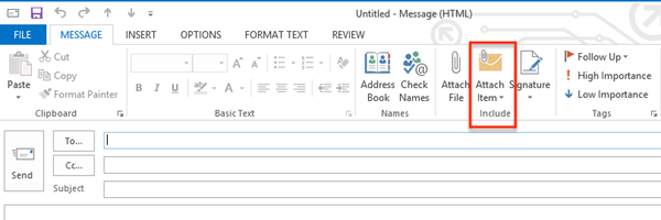 outlook datei