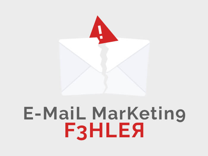 email marketing fehler