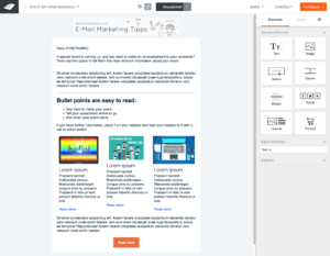 cleverreach editor