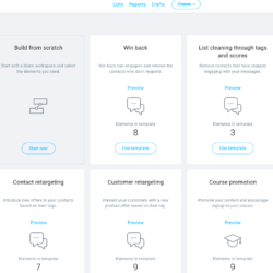 getresponse automation templates
