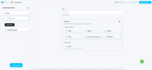 getresponse course creator lessons and modules
