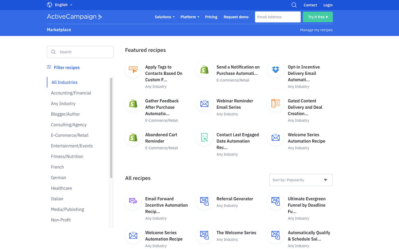 activecampaign automation templates