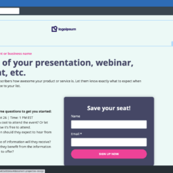 aweber landing page builder