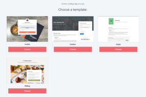 convertkit landing pages