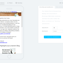 newsletter2go responsive
