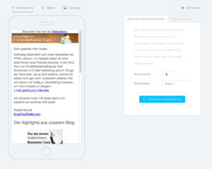 newsletter2go responsive