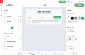 rapidmail anmeldeformulare