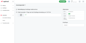 rapidmail autoresponder
