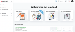 rapidmail dashboard