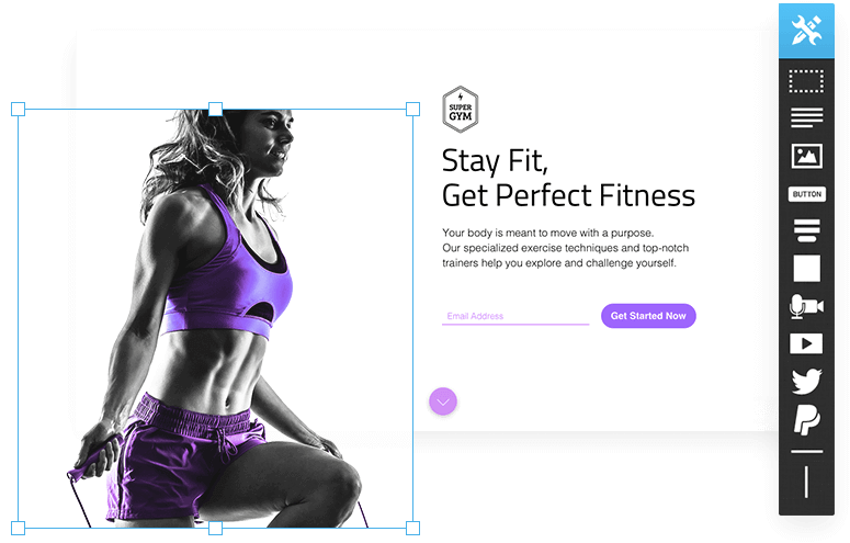 GR landing page