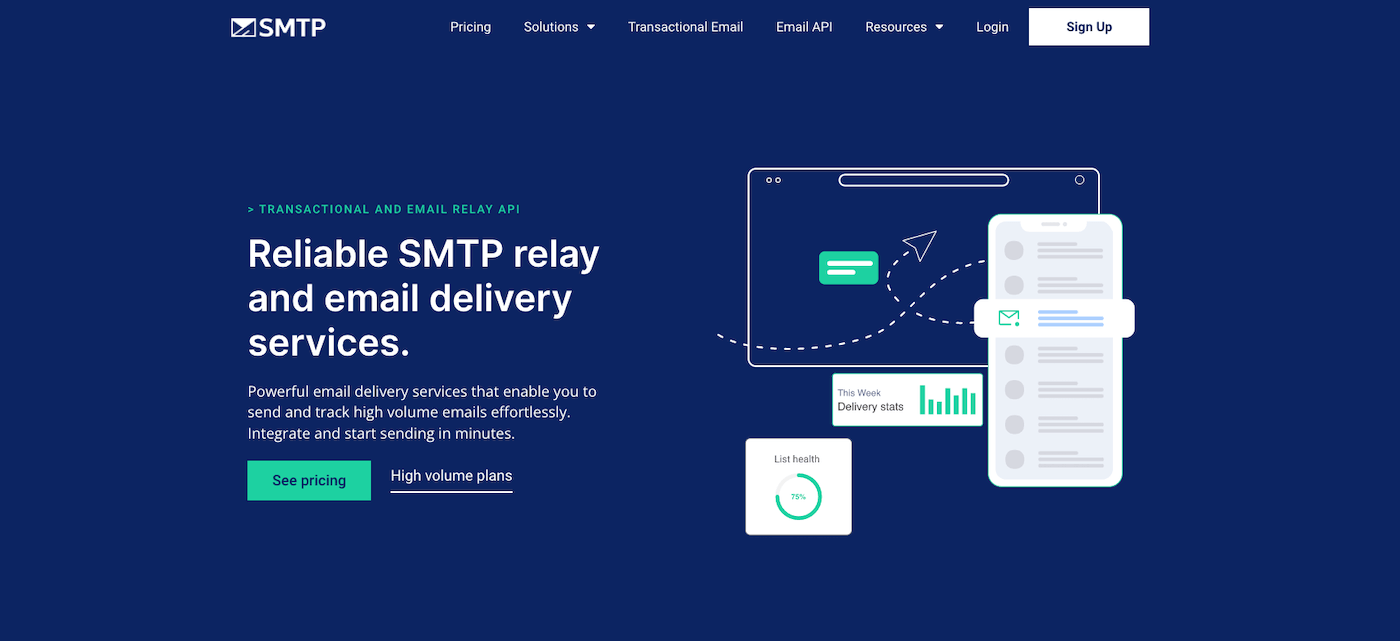 SMTP delivery service