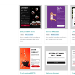 omnisend form templates-