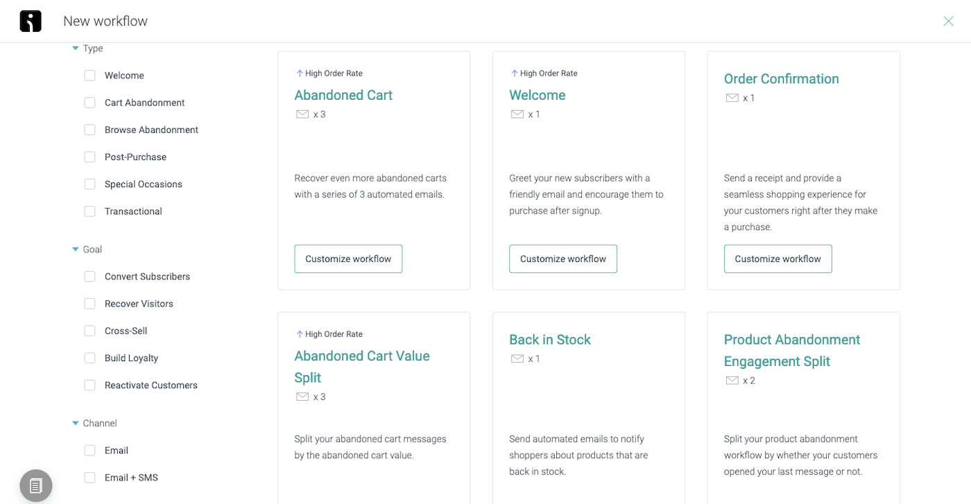 Email & Preferences Multi-step collection - Omnisend