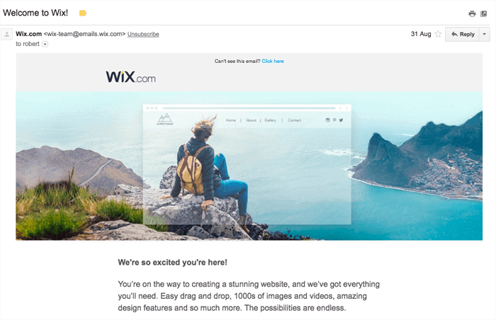 Wix autoresponder