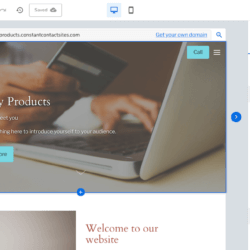 constant contact website builder