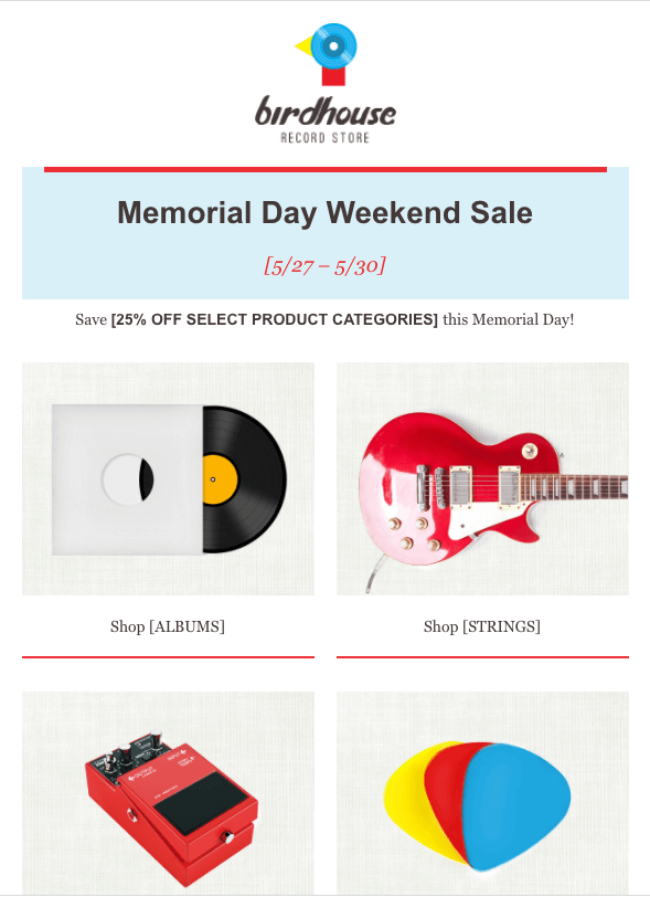 constant contact ecommerce template