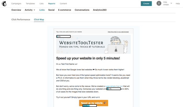 Mailchimp reports