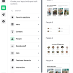 mailerlite landing page layouts