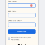 wix mobile landing page