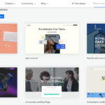 wix landing page templates