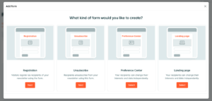 cleverreach forms
