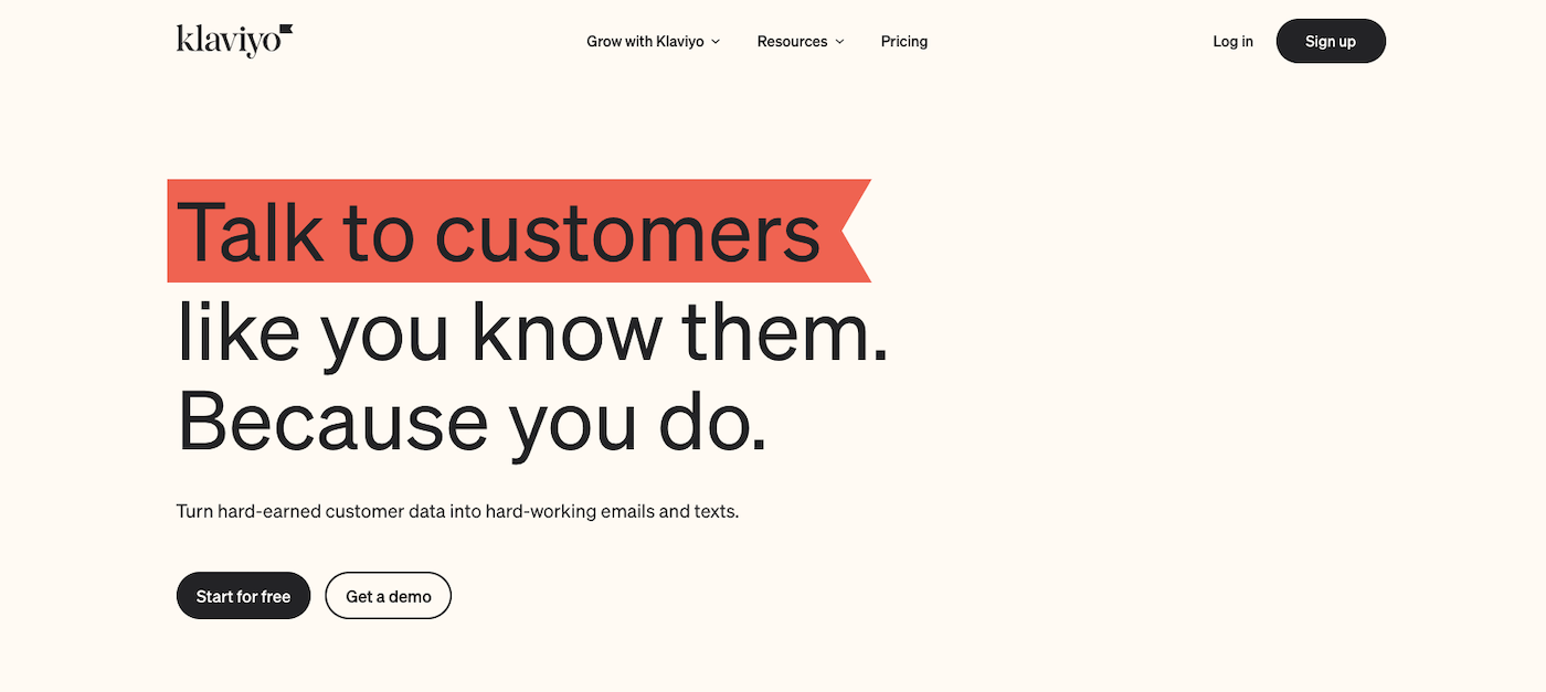 klaviyo for shopify