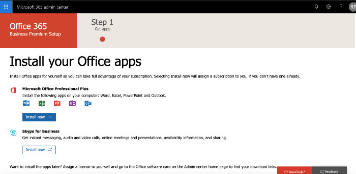 Office 365 review install apps