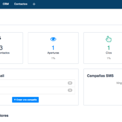 Panel de control de Sendinblue