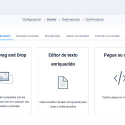 Tipos de email de Sendinblue