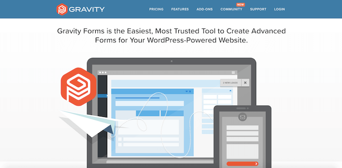 best online form builder - Gravity forms