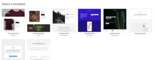 Mailchimp landing pages templates