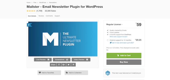 Mailster newsletter plugin