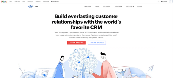 zoho crm software