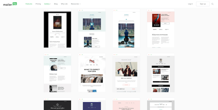 mailerlite email templates