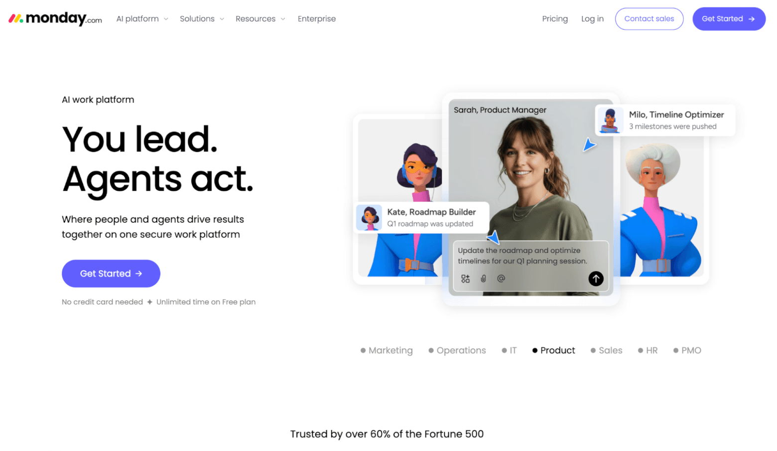 monday homepage