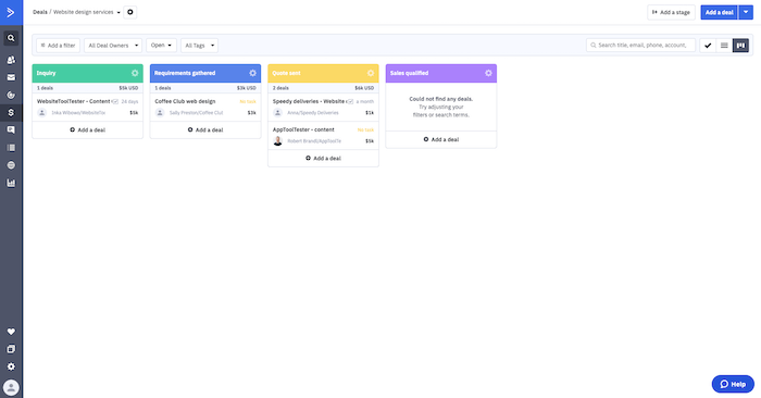 activecampaign deal pipeline