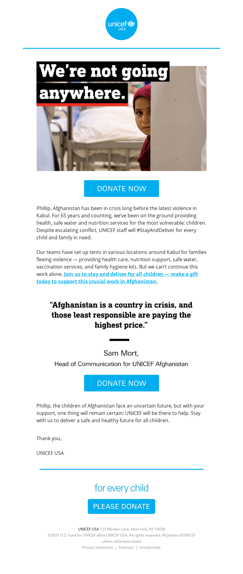 unicef email