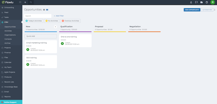 flowlu pipeline