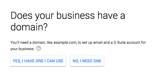 g suite domain