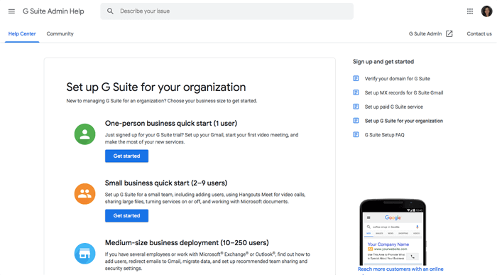 g suite setup guide