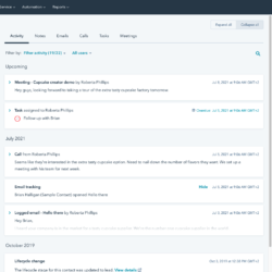 hubspot contact profile