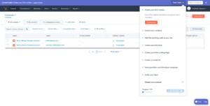 hubspot set-up process