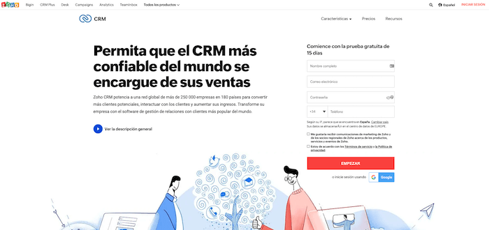 zoho crm