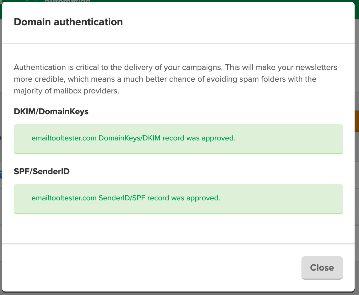 domain authentication