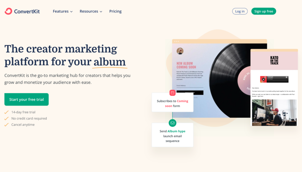 Kit homepage