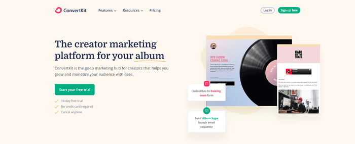 Kit homepage