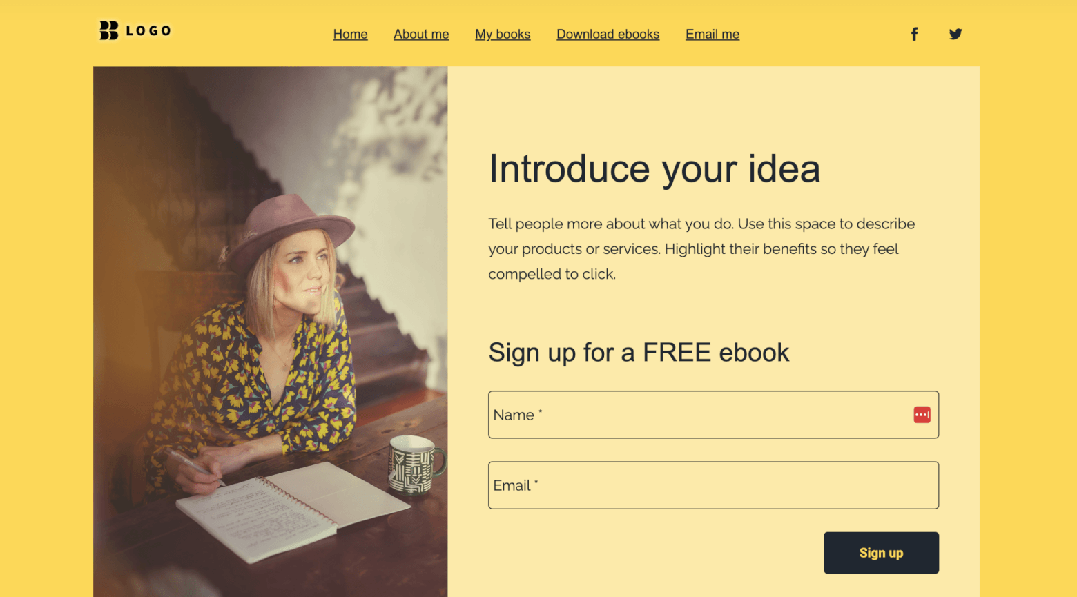 getresponse website example