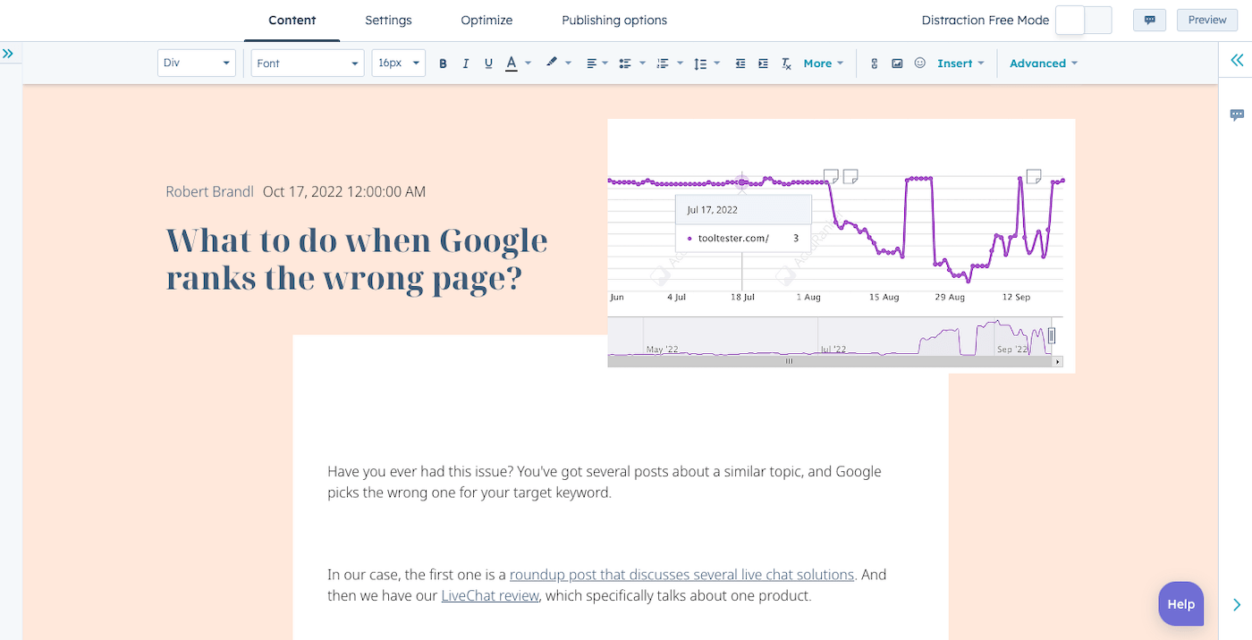 importer le blog hubspot cms