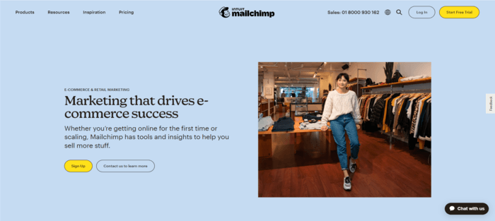 Mailchimp ecommerce